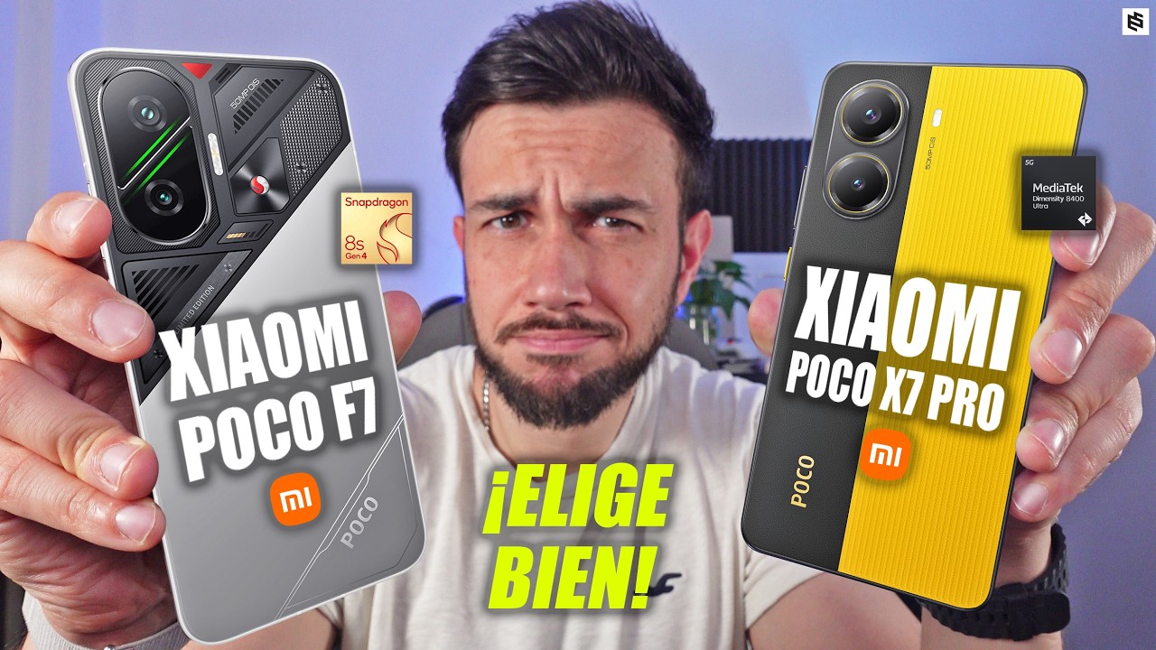 La MEJOR DECISIÓN!🔥Xiaomi POCO F7 vs POCO X7 PRO | COMPARATIVA