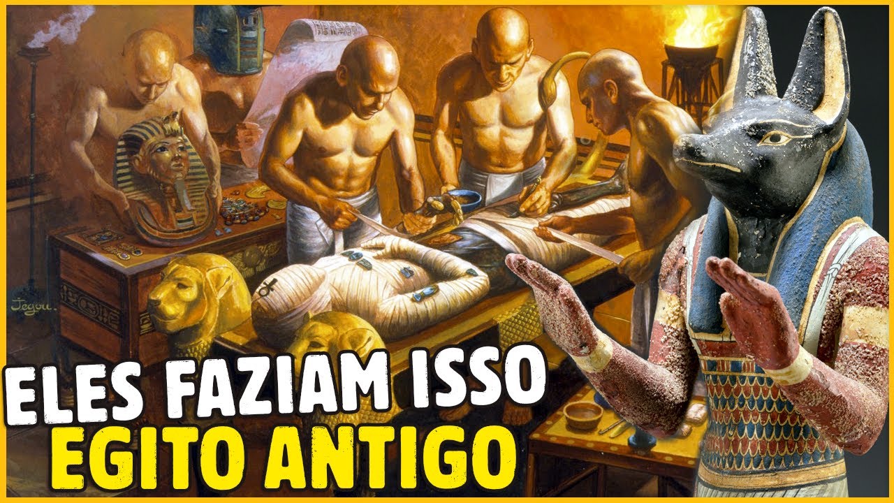 ASSIM ERA O PROCESSO DE MUMIFICA&Ccedil;&Atilde;O NO EGITO ANTIGO