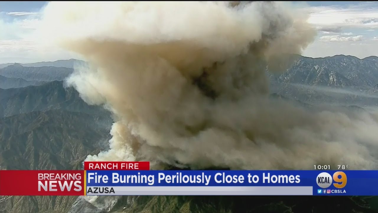 Over 3,000 Acres Burned By Ranch Fire In Azusa