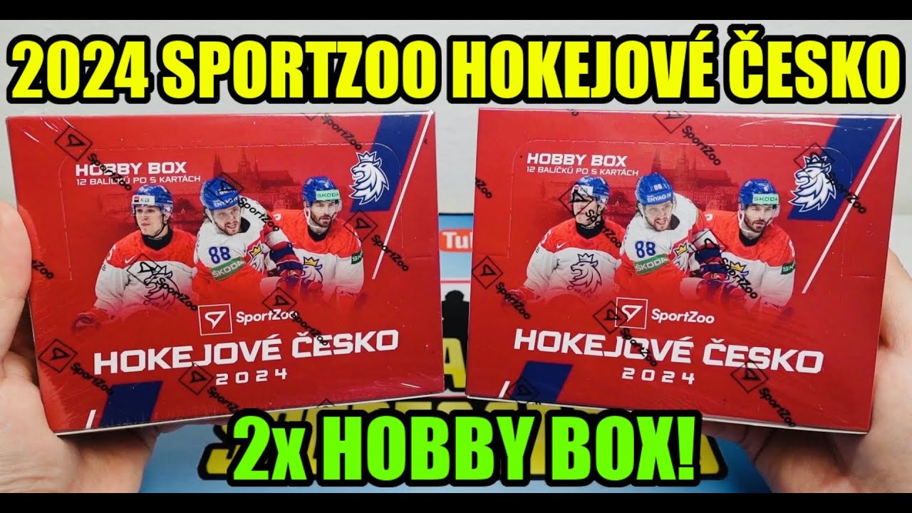 Kartičky Hokejové Reprezentace! 🔥 2024 SportZoo HOKEJOVÉ ČESKO 2x Hobby Box! MS světa v hokeji!