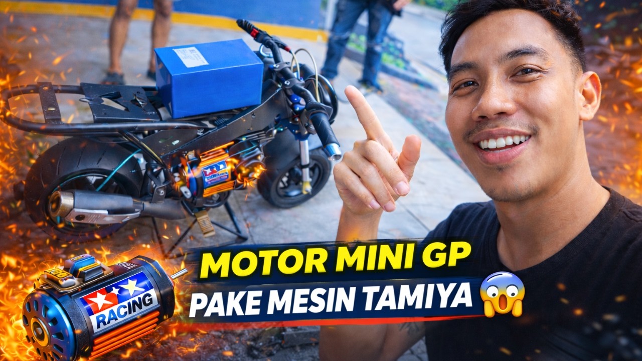 Eksperimen Motor Mini GP Pakai Dinamo Tamiya?!Seberapa Kencang?