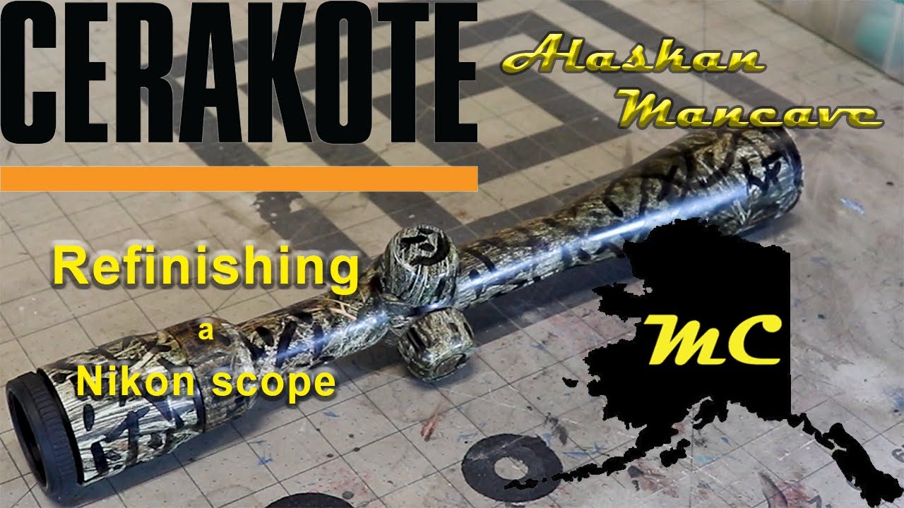 Painting a scope with Cerakote