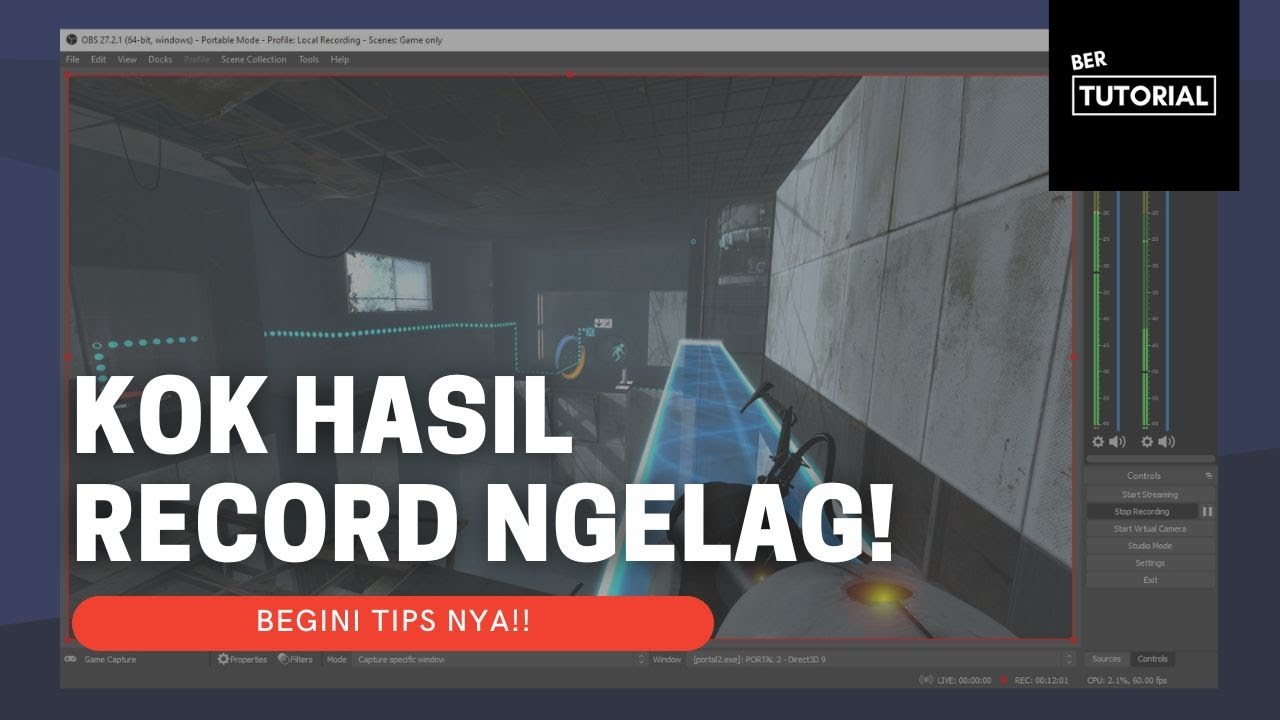 Cara Mengatasi Hasil Record Game di OBS Patah-Patah (Ngelag)