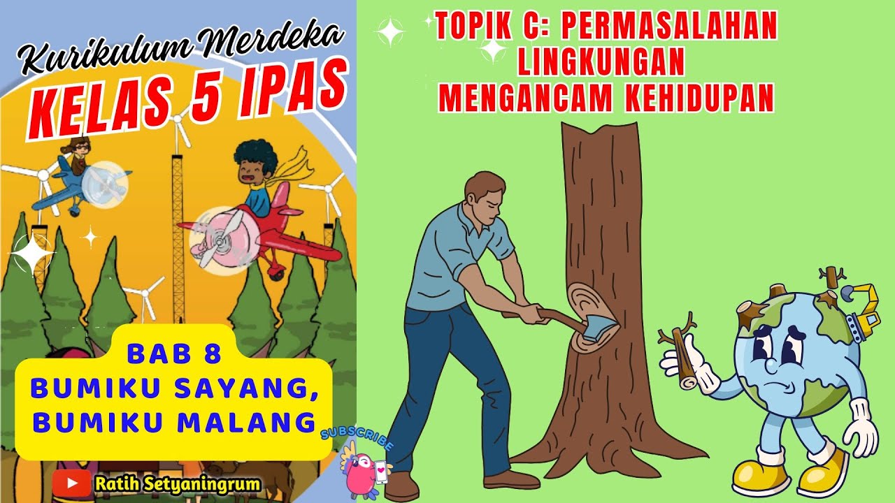 Kelas 5 IPAS Bab 8 Topik C: Permasalahan Lingkungan  Mengancam Kehidupan