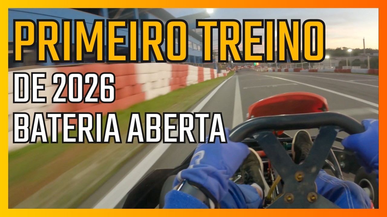 PRIMEIRO TREINO DE 2026 | KGV 101 | BATERIA ABERTA 03/01/2026 | ONBOARD