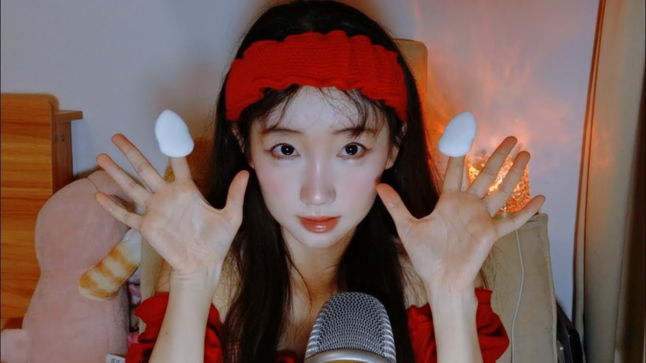 ASMR Let me touch you🤗Hand movements| Mouth sounds