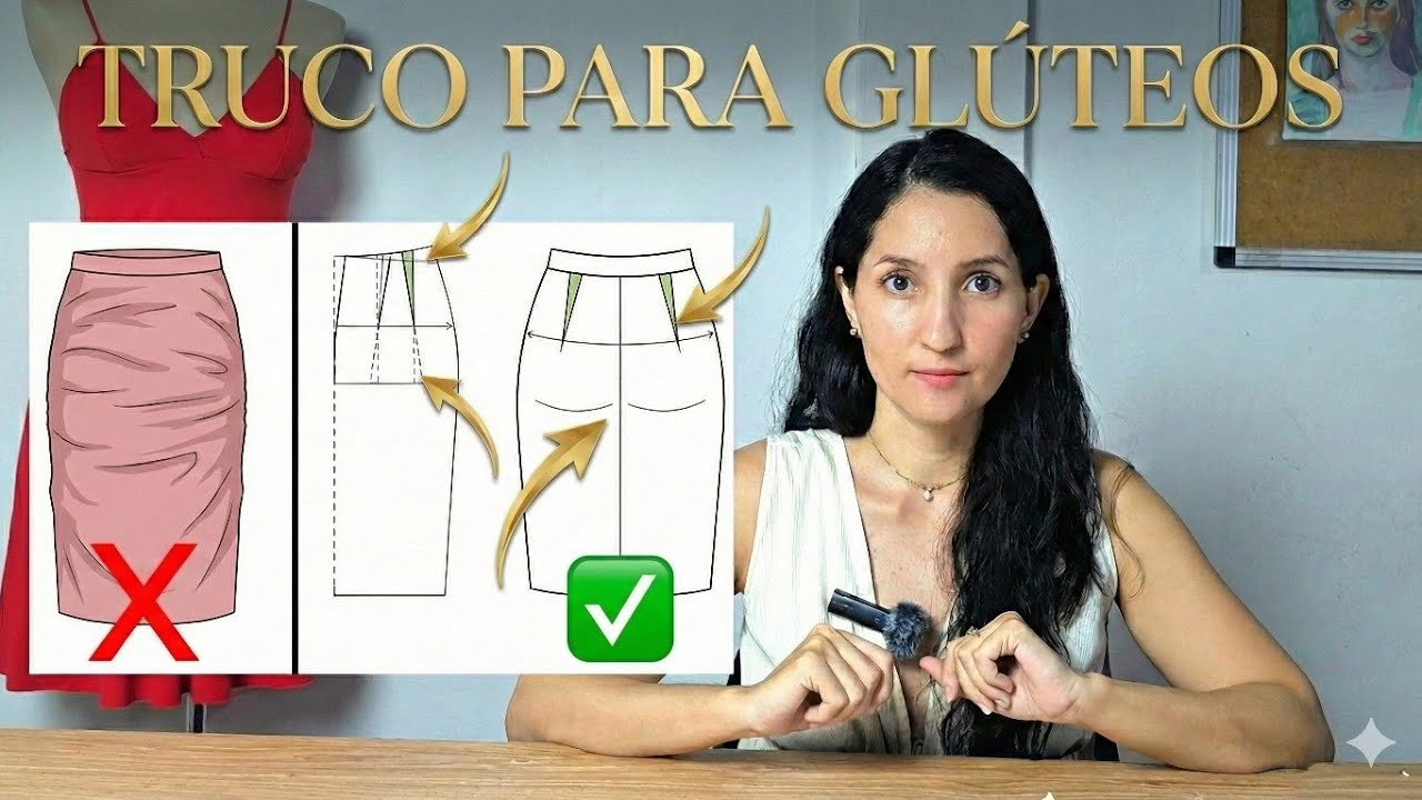 ¿Tu Falda se Sube al Caminar? Solución en el Patrón Trasero (Clase 3)