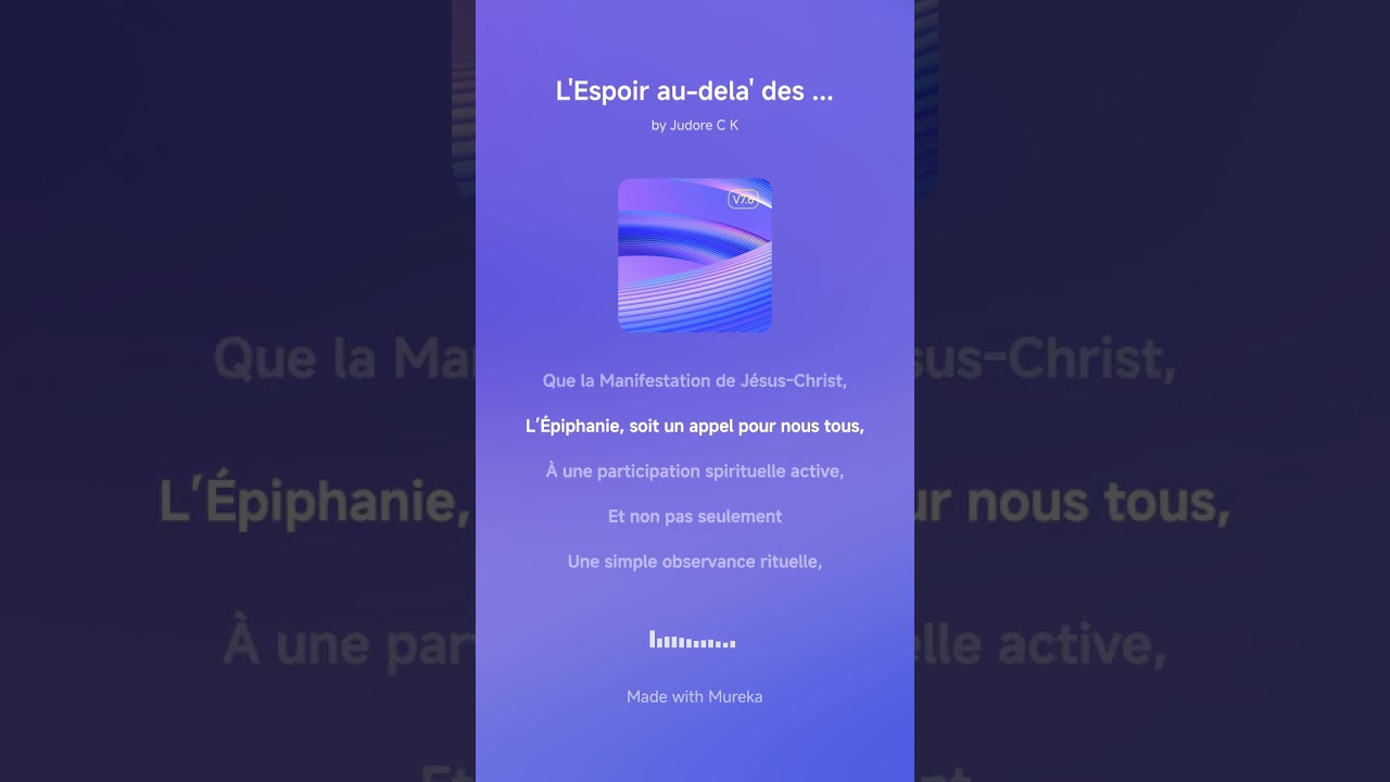 #Mureka. # L’Espoir au-delà des Portes Saintes.