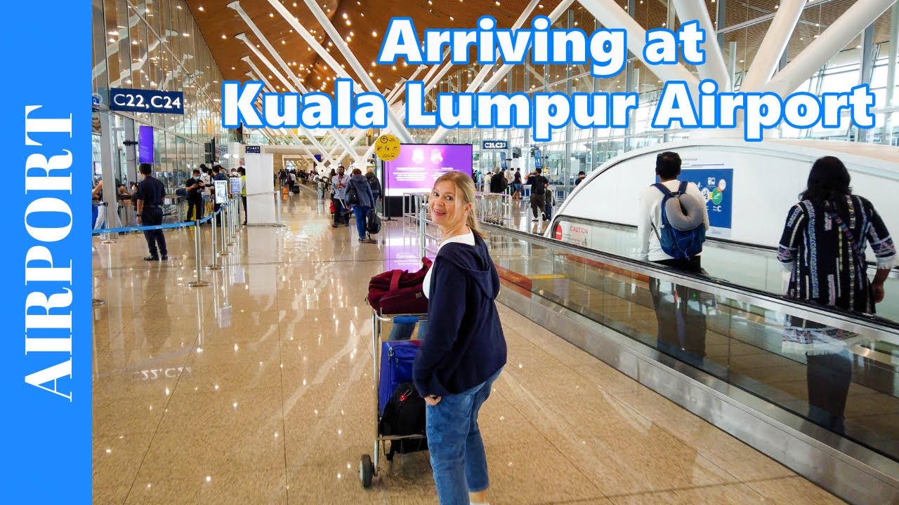 ПРИБЫТИЕ В АЭРОПОРТУ КУАЛА-ЛУМПУР - Зал прибытия международных рейсов в международный аэропорт KLIA