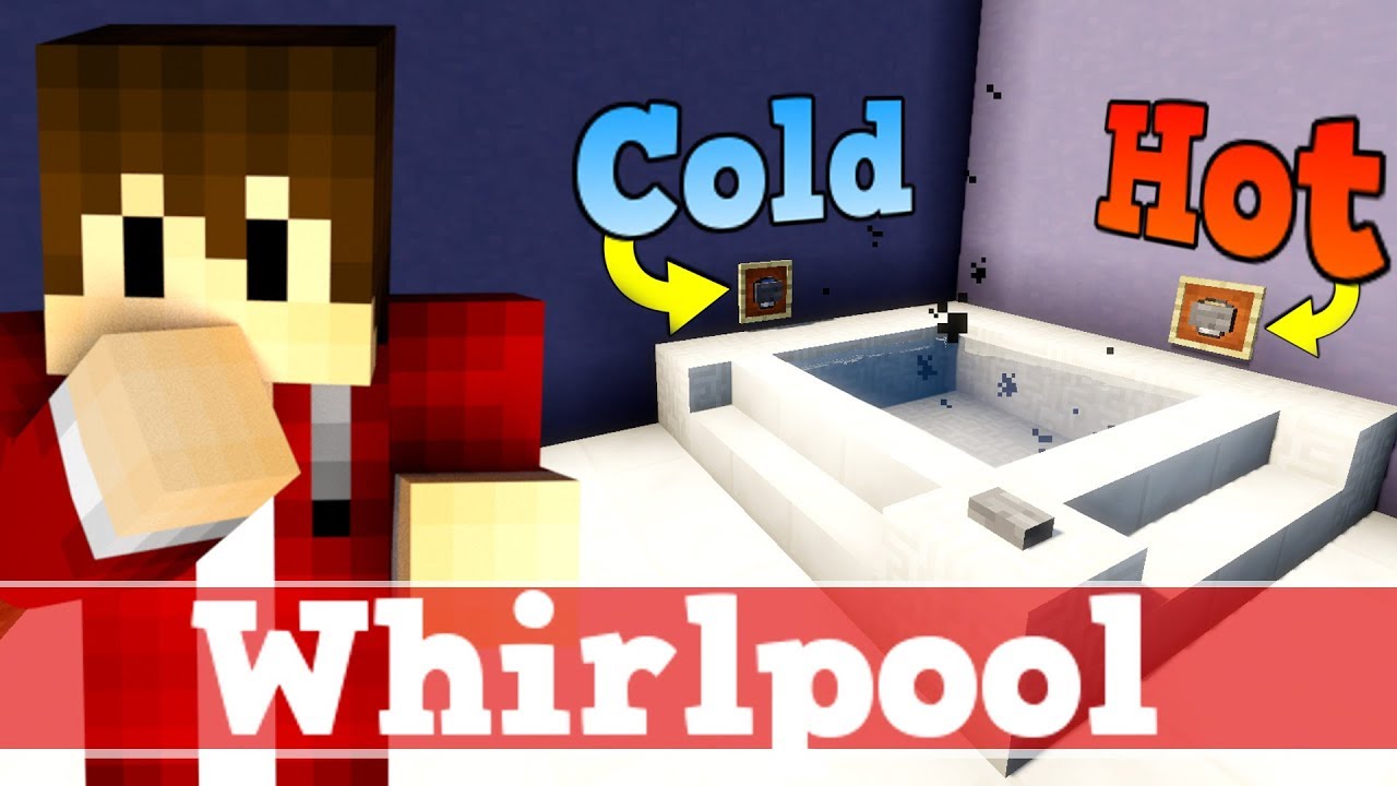 Minecraft Wie baut man einen funktionierenden Whirlpool | Minecraft Whirlpool bauen deutsch