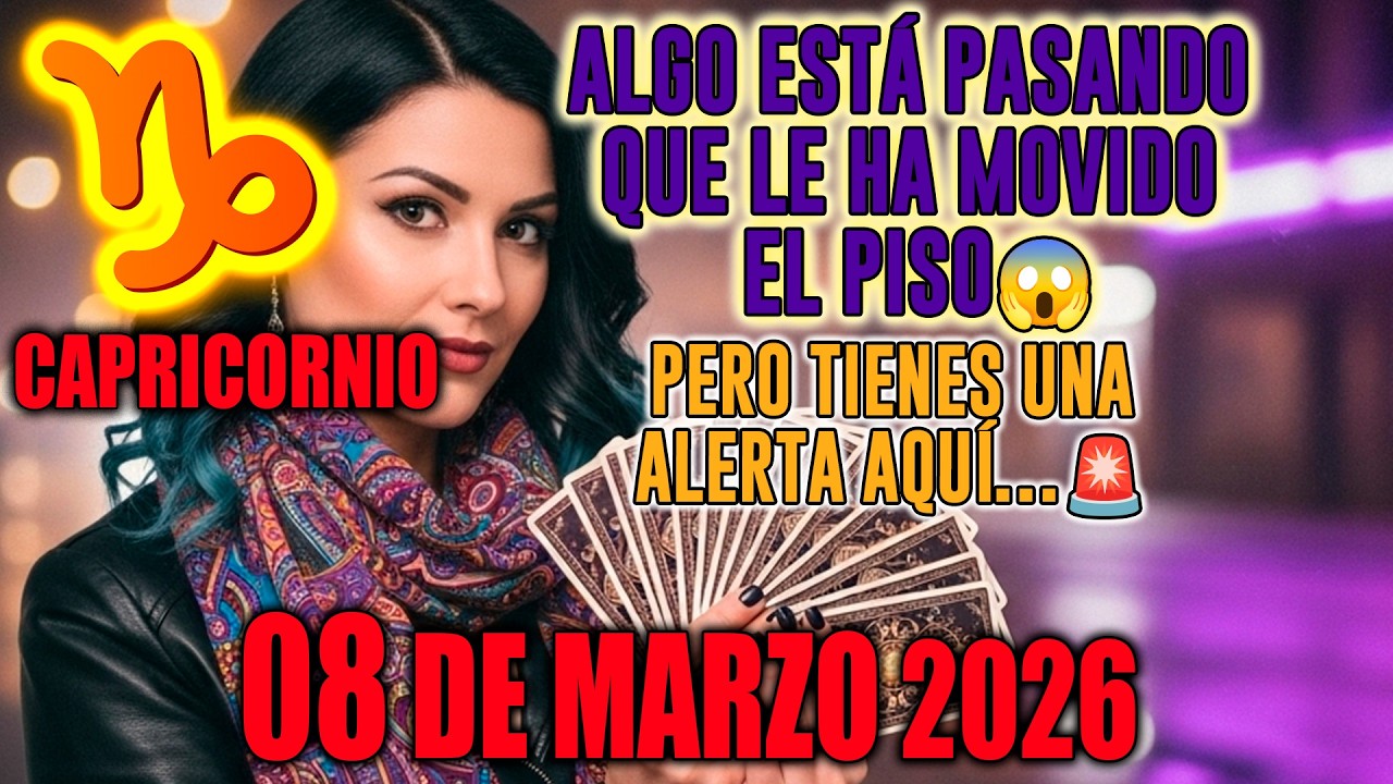 Capricornio♑ALGO ESTÁ PASANDO QUE LE HA MOVIDO EL PISO😱PERO TIENES UNA ALERTA AQUÍ…🚨horóscopo de hoy