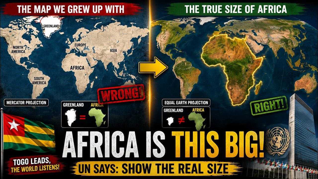 UN Approves Togo-Led Resolution to Show Africa&rsquo;s True Size