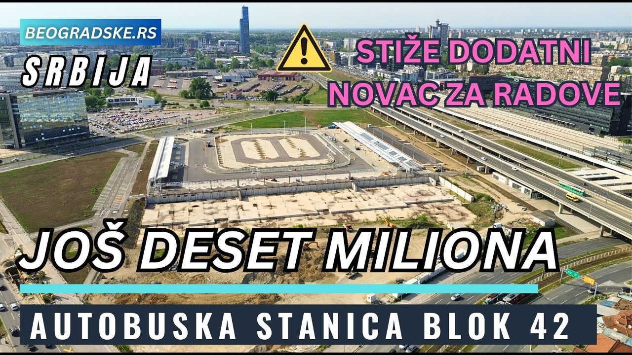 NOVO FINANSIRANJE RADOVA NA GLAVNOJ BEOGRADSKOJ AUTOBUSKOJ STANICI