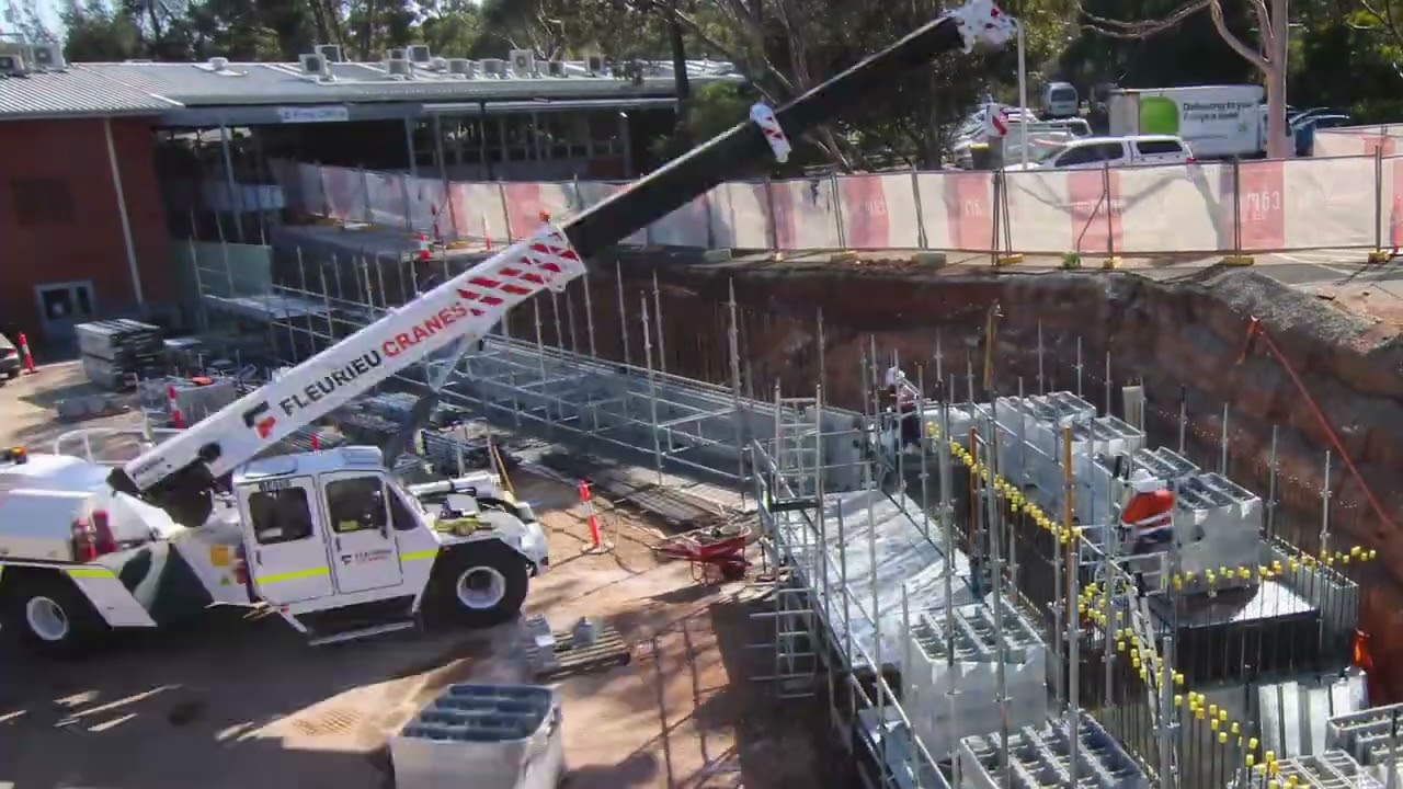 Para Hills School - Retaining Wall and Stairs