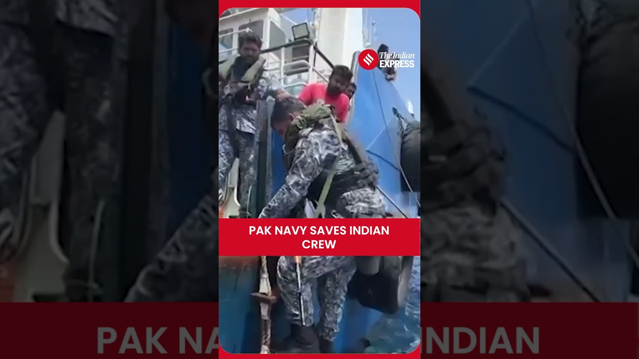 Pakistan Navy Rescues Stranded Indian Vessel 