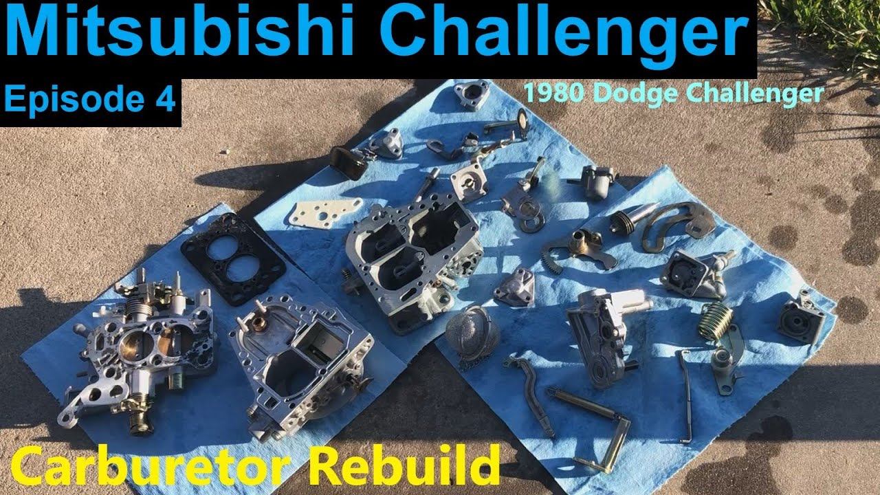 Mitsubishi Challenger - Carburetor Rebuild (1980 Dodge Colt Challenger)