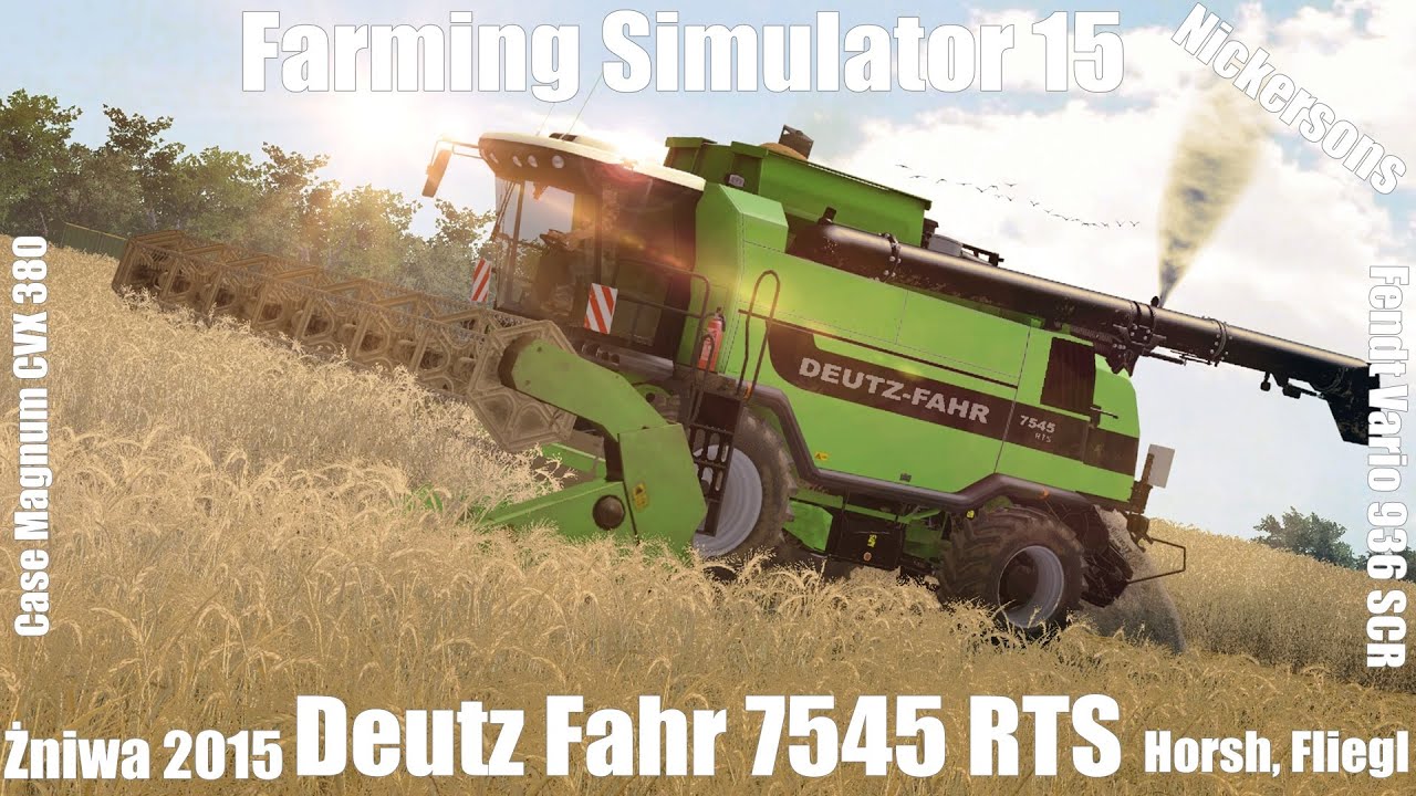 Combines Harvest - Deutz Fahr 7545 RTS - FS15