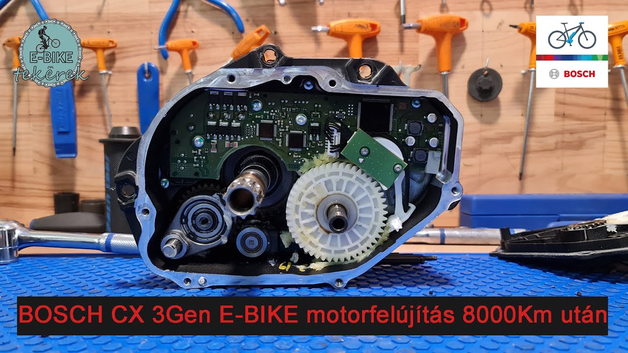 Bosch CX 3Gen E-BIKE  motorfelújítás 8000km után