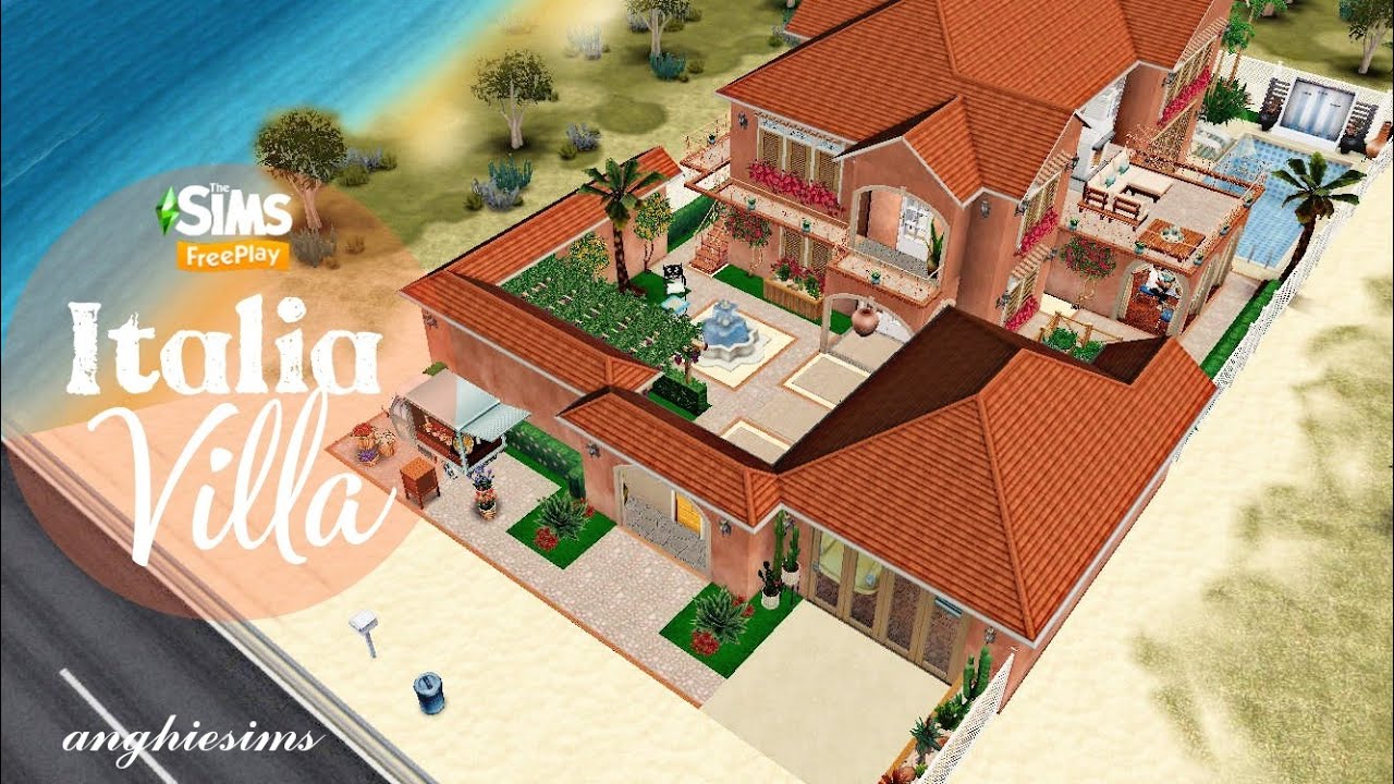ITALIA VILLA 🍕🌿🌇|Simsfreeplay