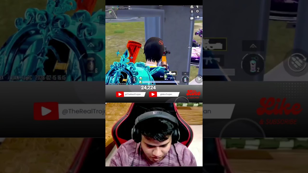 Insane clutch moment 1 vs 4 #bgmi