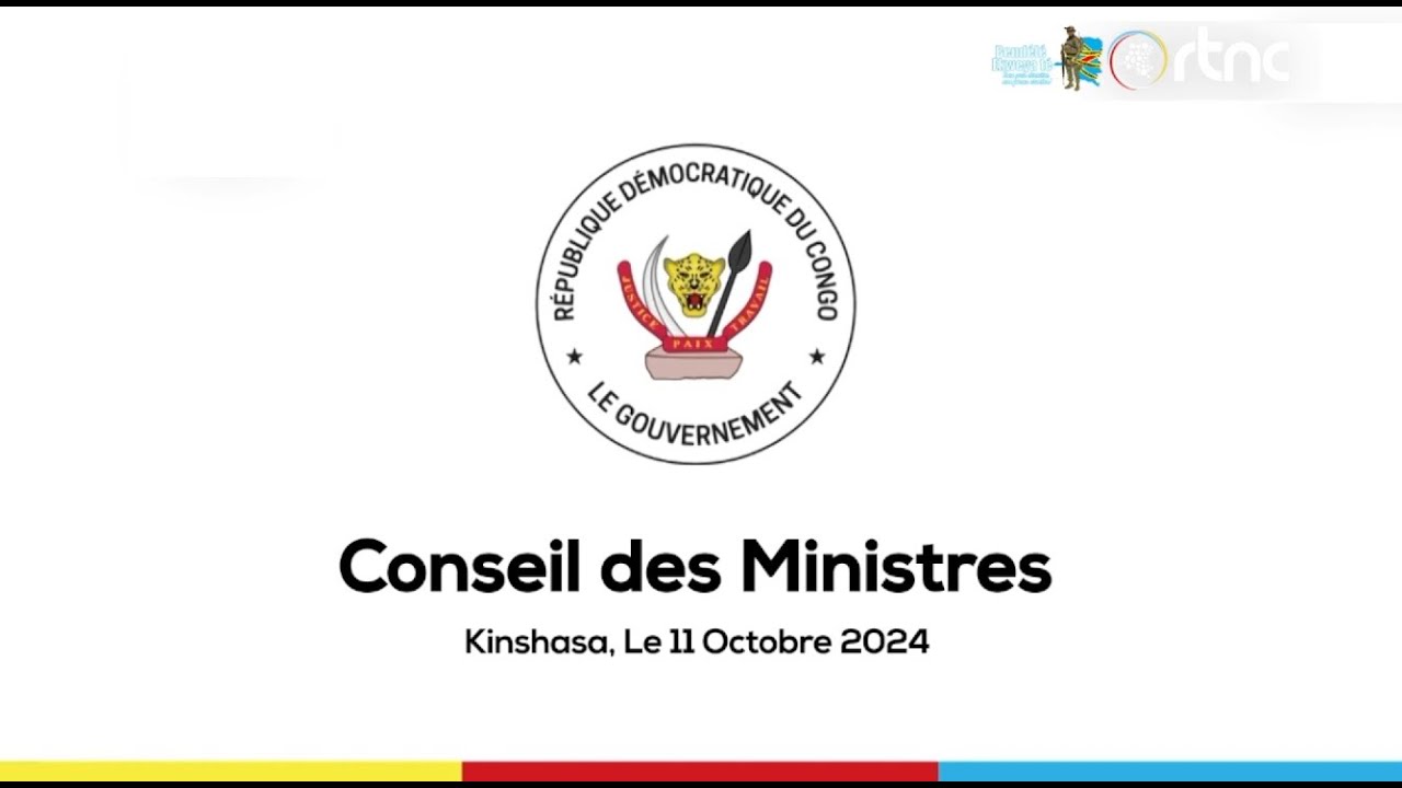 Compte rendu du Conseil des Ministres du Vendredi 11 Octobre 2024