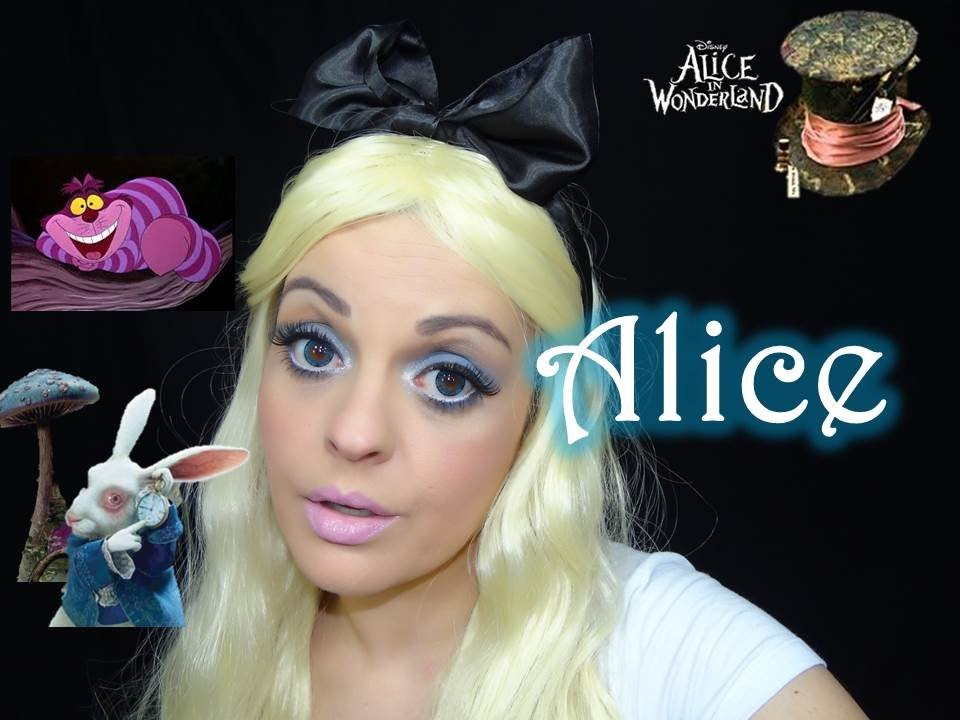 Maquiagem da Alice no País das Maravilhas usando produtos da Fenzza - MAQUIAGEM ARTÍSTICA