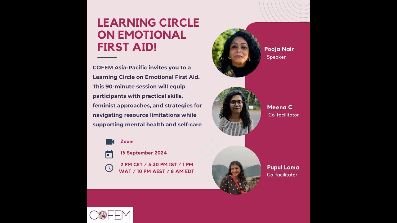 Emotional First Aid Learning Circle