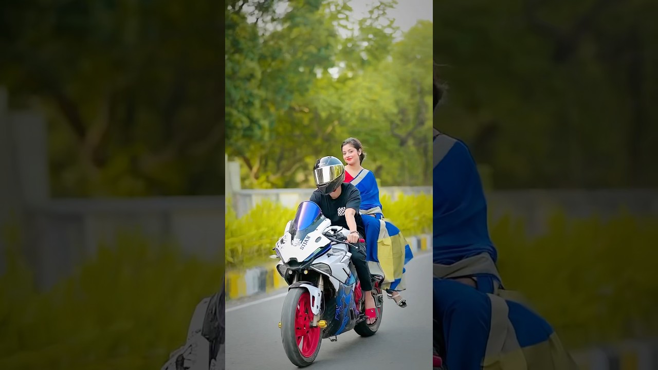 GPX Demon Couple Vedio Bike Ride ❤️ #romantic #couple #bike #vairalvideo #love