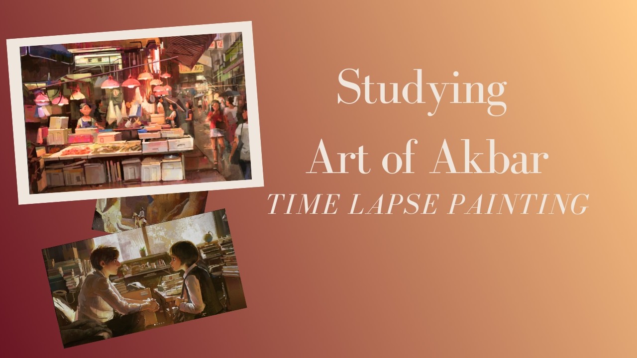 Time lapse painting - Art of Akbar study