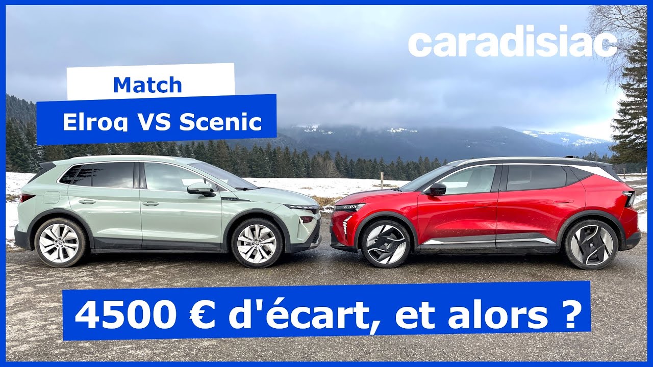 Comparatif : Quand le SUV &eacute;lectrique Skoda Elroq bouscule le Renault Scenic...