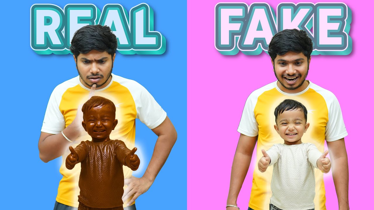 Real vs Fake Challenge! 😆 Nirav Tries the Internet’s Funniest Experiment!🧪