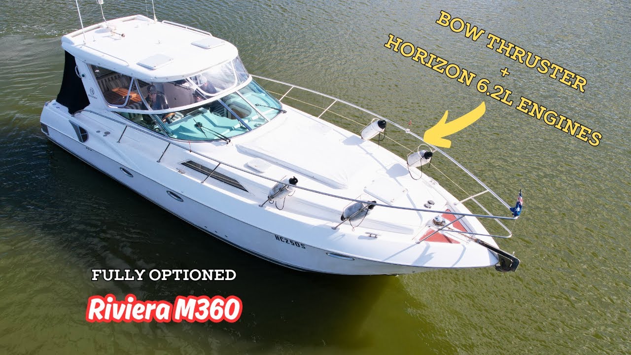 Riviera M360 Sports Cruiser | Great all rounder, luxury and elegance in a versatile power boat