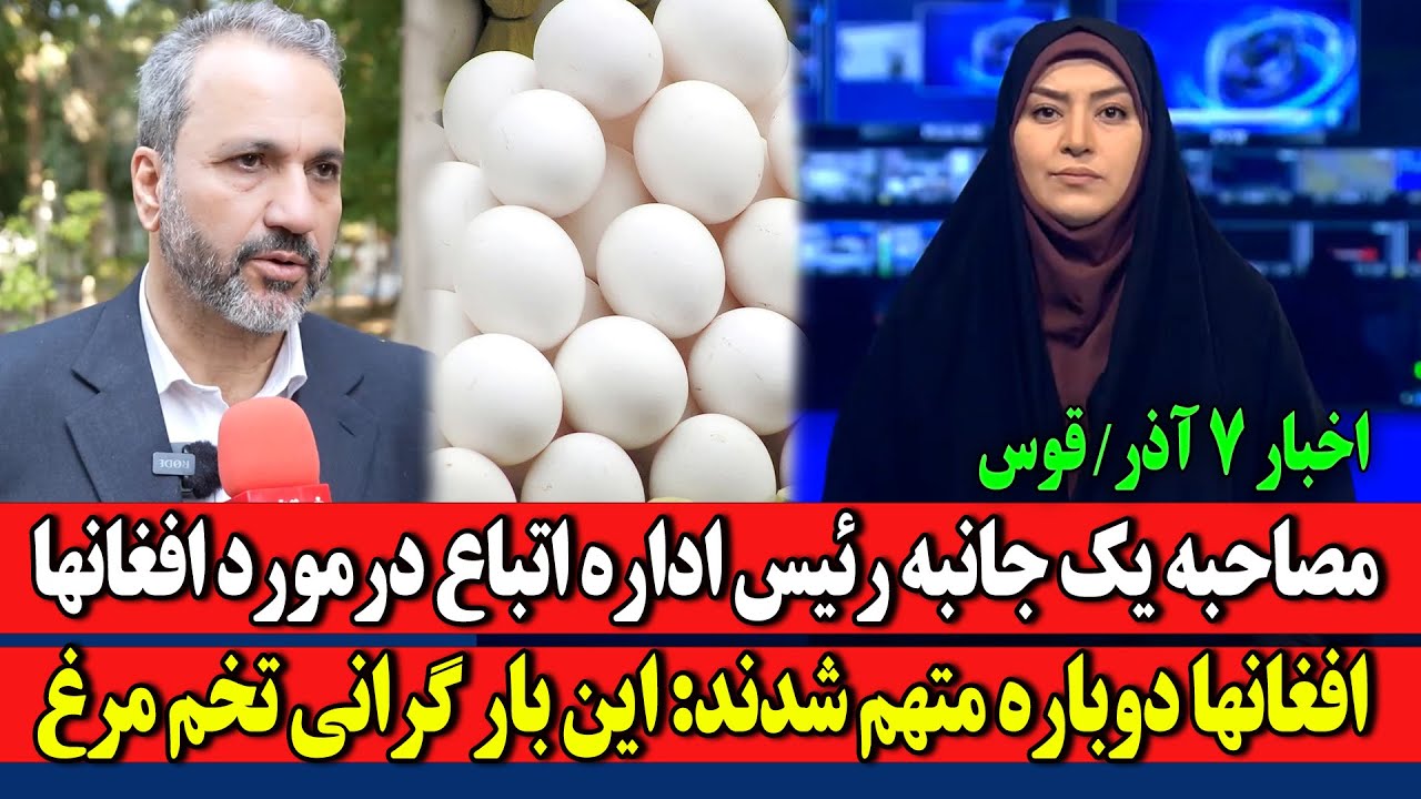 مصاحبه رئیس اداره اتباع در مورد حضور افغانها در ایران | گرانی تخم مرغ تقصیر افغانهاست؟؟