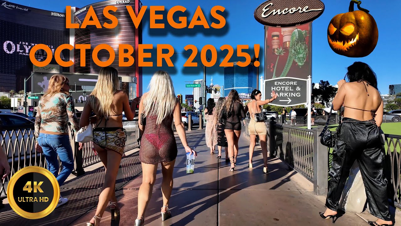 Las Vegas Strip October 2025! Daytime Walk Through 🎃👻🦇