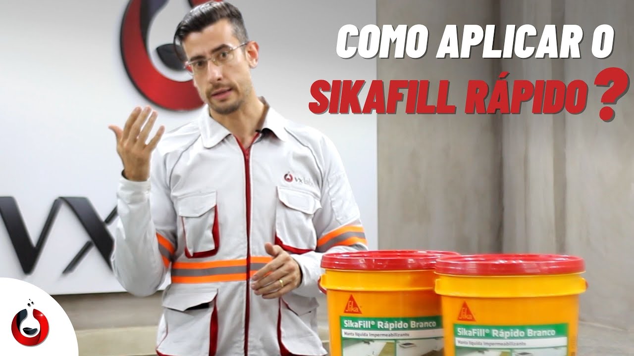IMPERMEABILIZAR LAJES, SACADAS E BANHEIROS NUNCA FOI TÃO FÁCIL | UTILIZE O SIKAFILL RÁPIDO