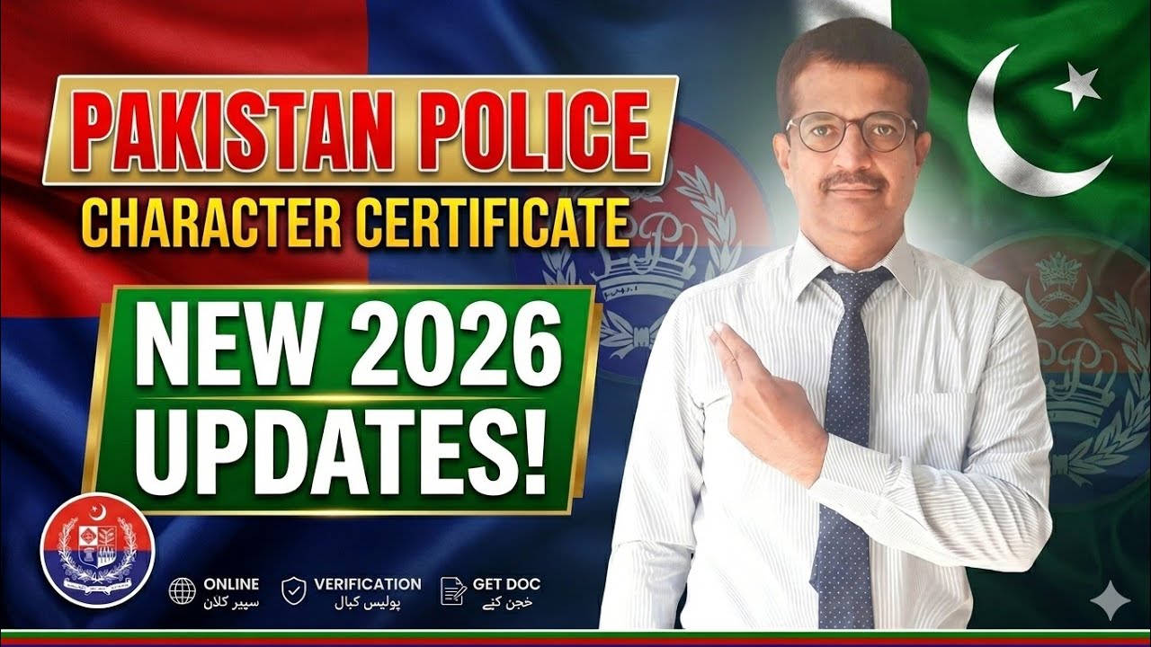 🇵🇰How to apply Police Character Certificate in 2026 Updates || @smart1971 