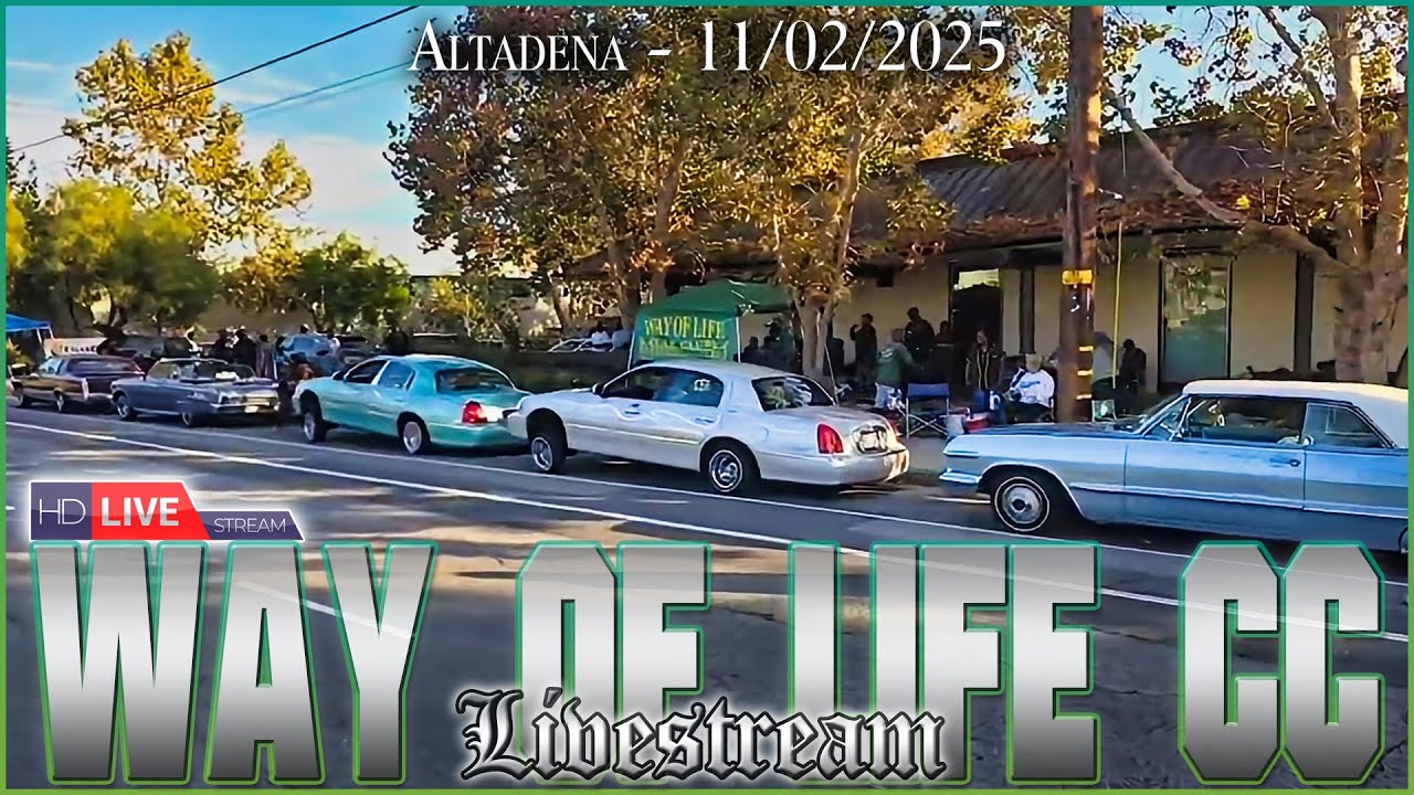 🚘 В ПРЯМОМ ЭФИРЕ! Ночь круиза автомобильного клуба Way of Life – воскресный праздник в Альтадене!