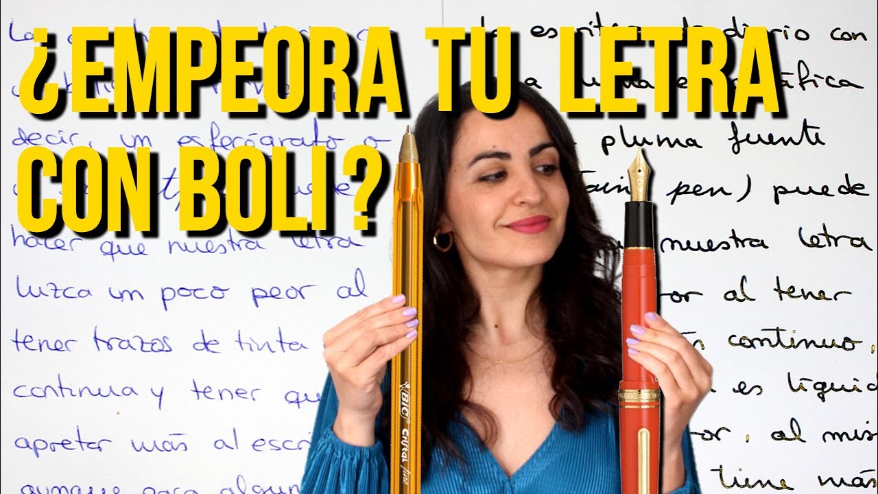 ¿EL BOLÍGRAFO TE HACE ESCRIBIR PEOR?