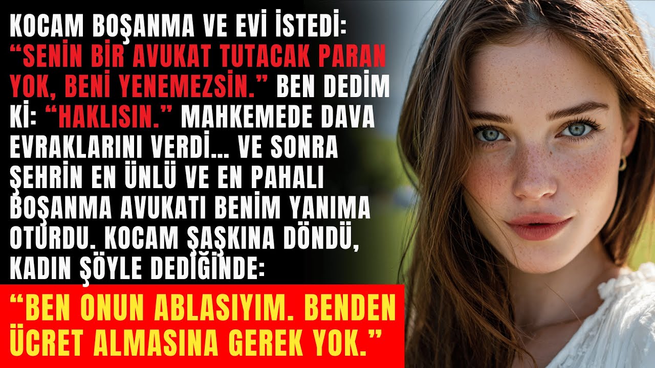 Kocam boşanma ve evi istedi: “Beni alt edecek avukatı tutamazsın.” Ben...