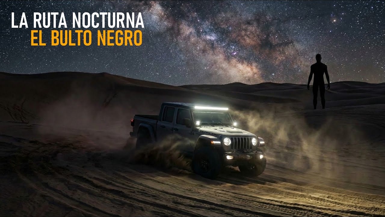 Manejando la Ruta Nocturna en las Dunas (Miramos un Bulto Negro) - #ElFantasmaErrante (1446)