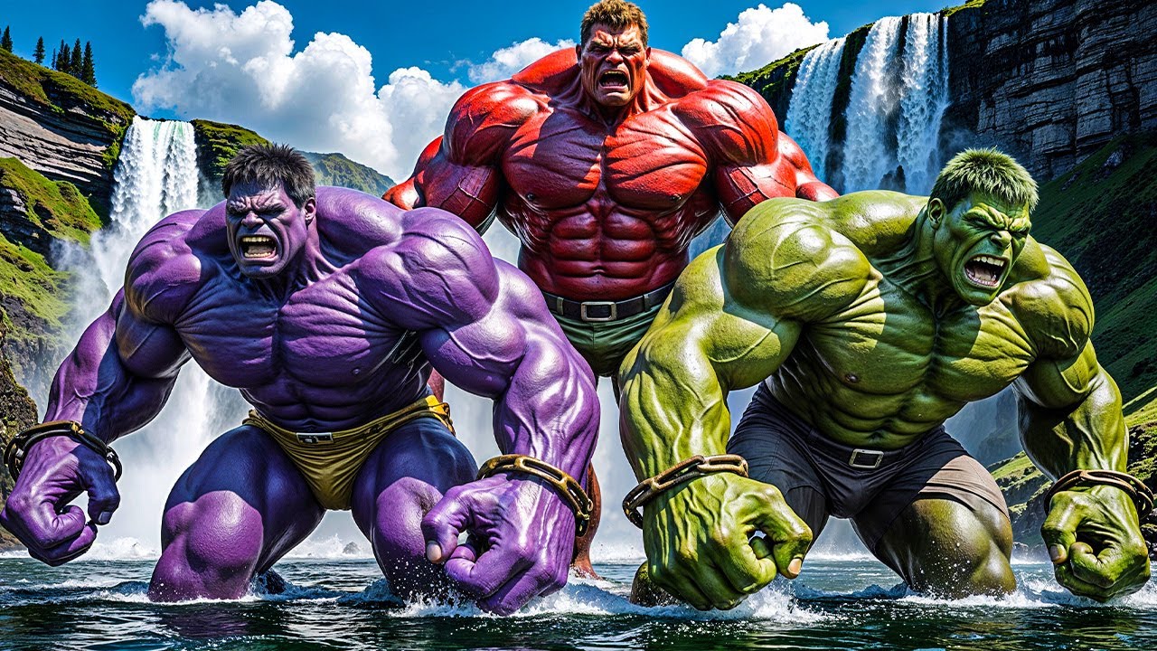 VENOM vs RED HULK EPIC BATTLE! However, GOLD HULK Unexpected SAVE Changes Everything!