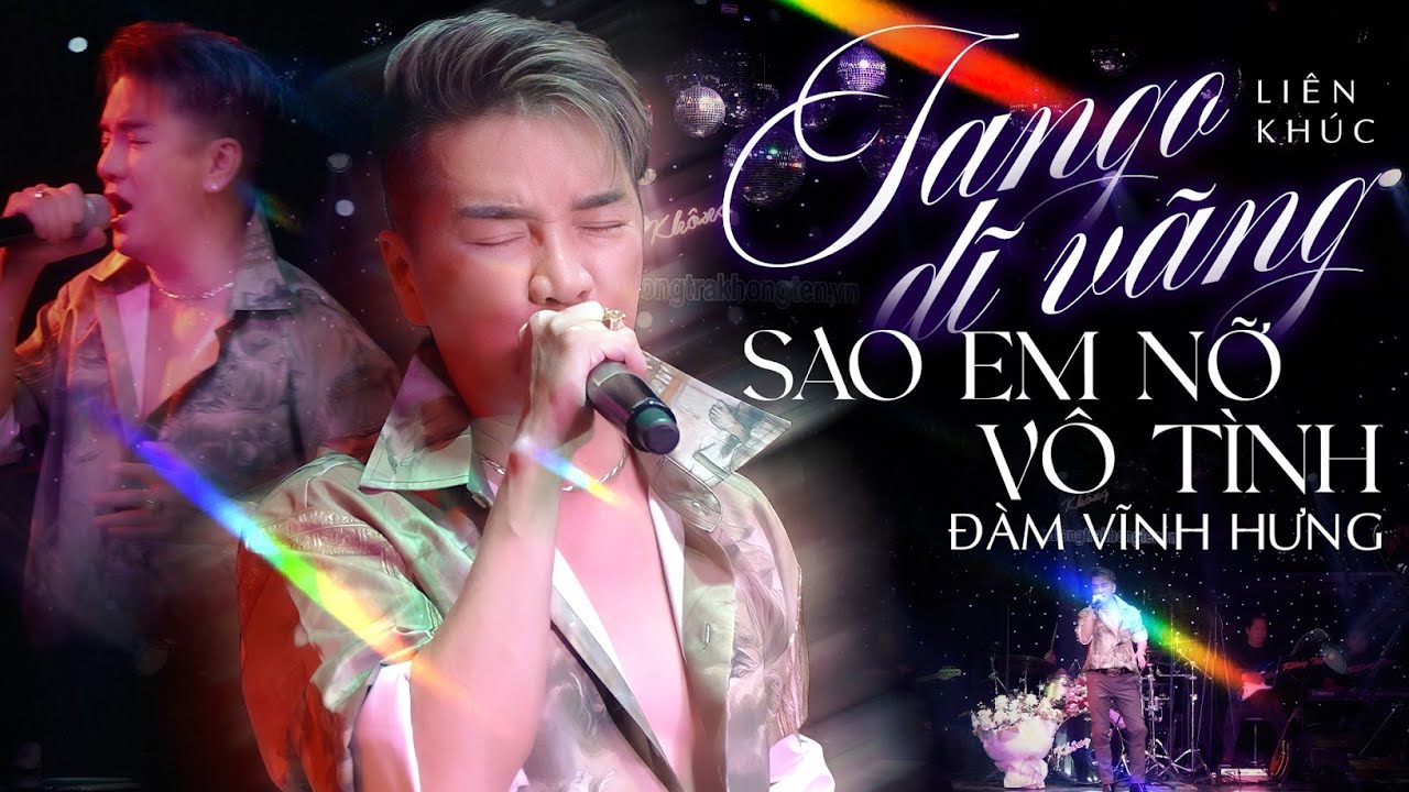 Cực đã tai với Liên khúc Tango dĩ vãng & Sao em nỡ vô tình - Đàm Vĩnh Hưng | Live Stage