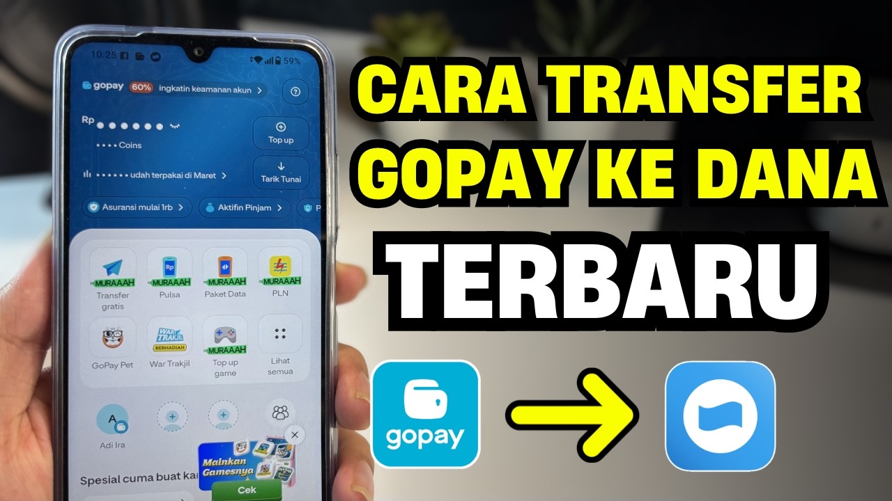 Cara Transfer GoPay ke DANA Terbaru 2026 - Langsung Masuk
