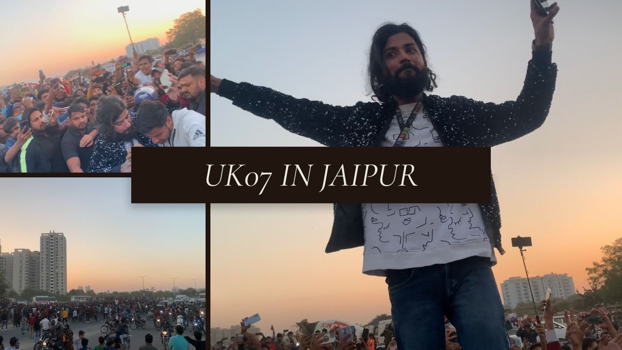 Uk07 Rider Babu Bhaiya in Jaipur Fan Meet-up 😍😍 #uk07rider #jaipur #fanmeeting