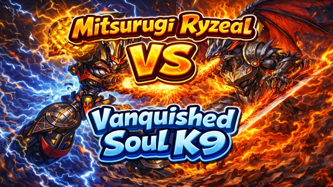 Mitsurugi Ryzeal vs Vanquished Soul K9 | High-Level Yu-Gi-Oh! TCG Ranked Duel | Big9Gaming