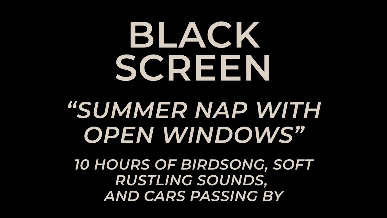 Black Screen Bird Sounds for Sleep 🌙 | 10 Hours of Winter Backyard Ambience (No Music)