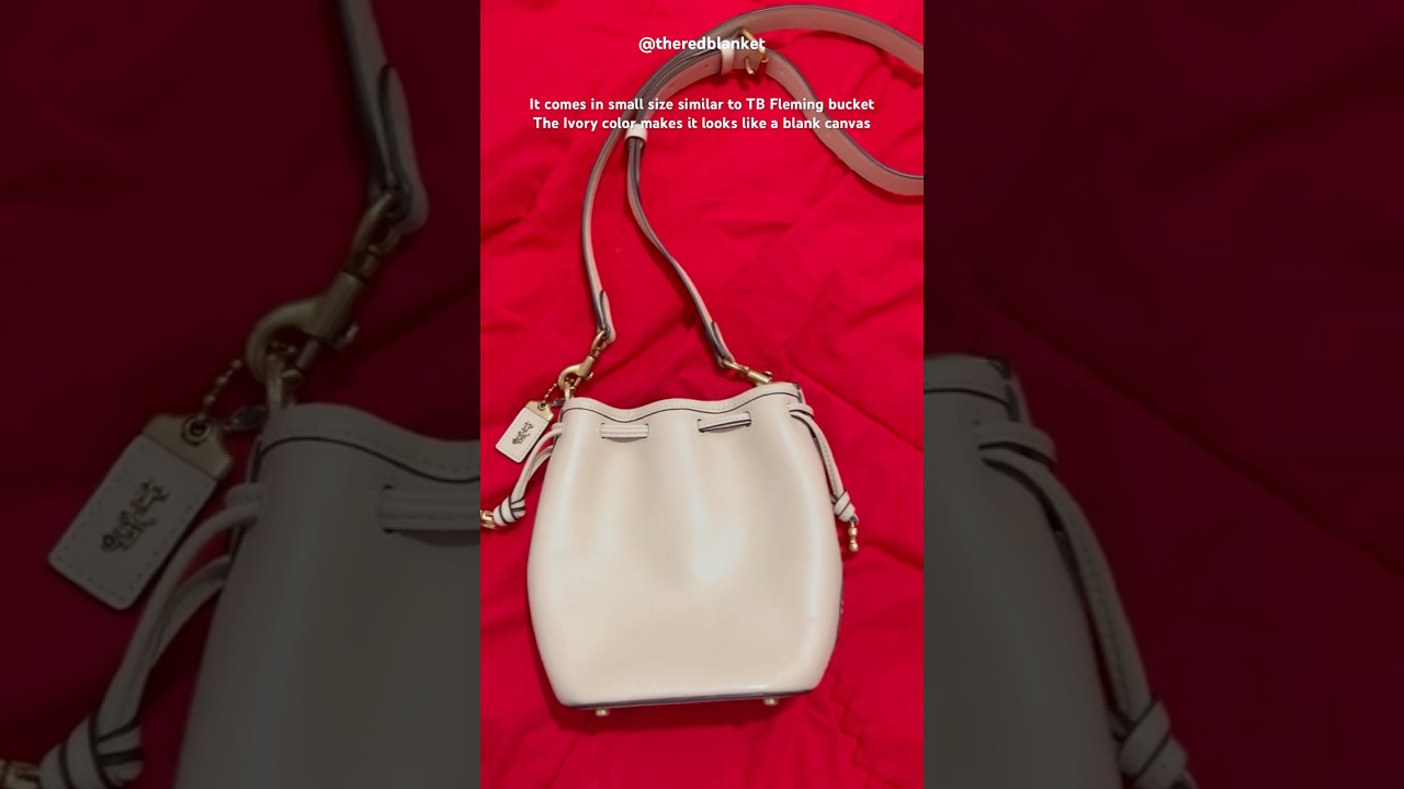 Coach Camila bucket bag #blackfridaysale  #coachbag #baglover #ivory #crossbodybag