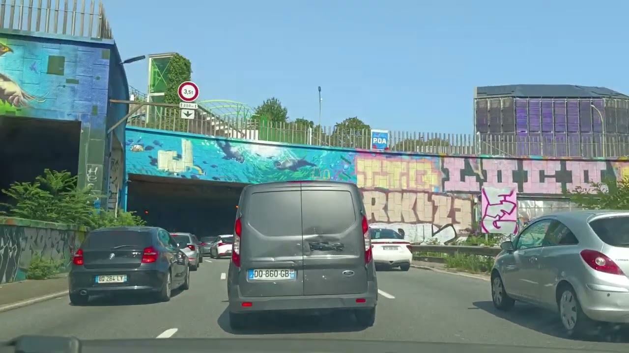 Dashcam France: From Fresnes to Montrouge