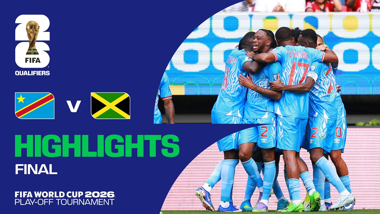 HIGHLIGHTS: Congo DR vs Jamaica | FIFA World Cup Play-off Tournament Final