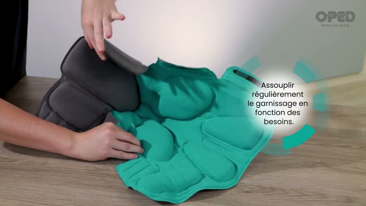 Coussins XELGO: que faire en cas de gonflements ou de points de pression au niveau des chevilles? FR
